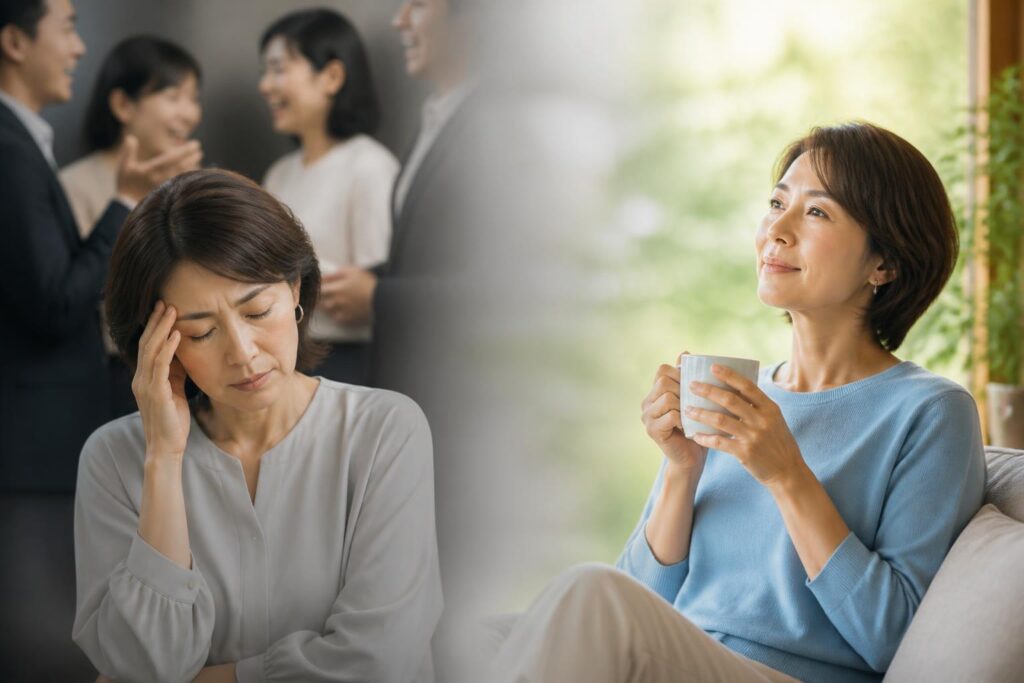 40代の人付き合いに疲れたあなたへ、解消法はこれだ？