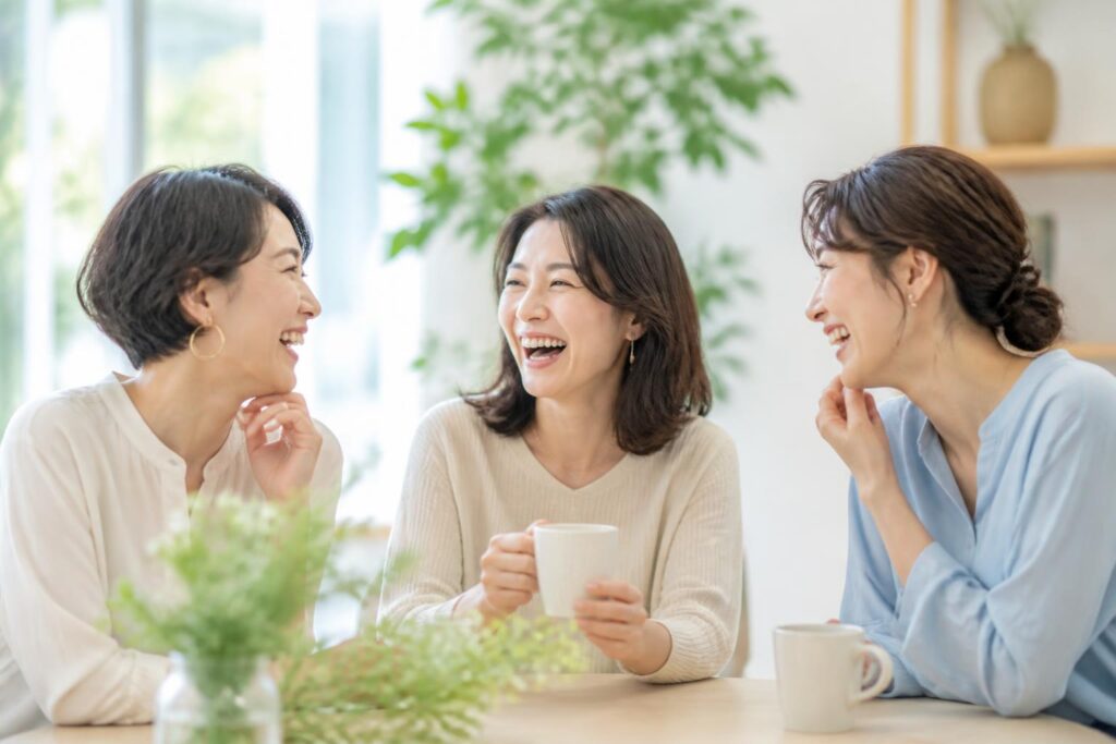 40代女性が一緒に笑える友達を見つける方法は?