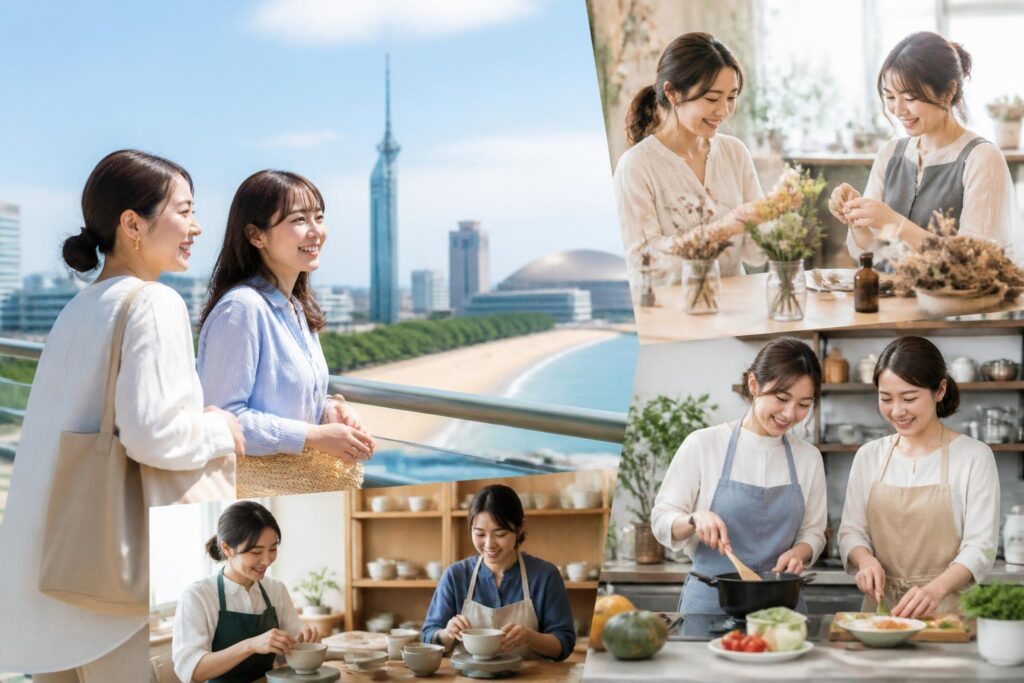 福岡で女性が楽しめる体験イベントはどこにある？